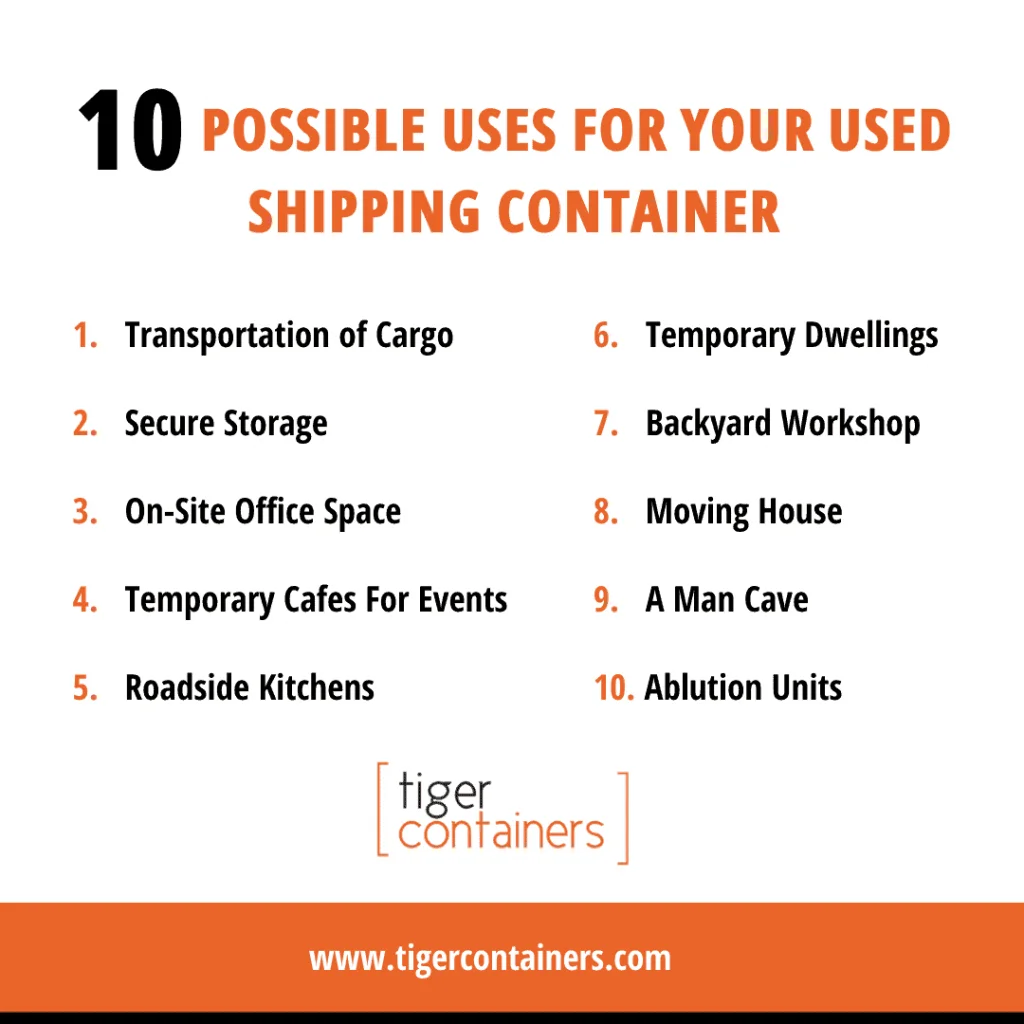 10 USES for a shipping container