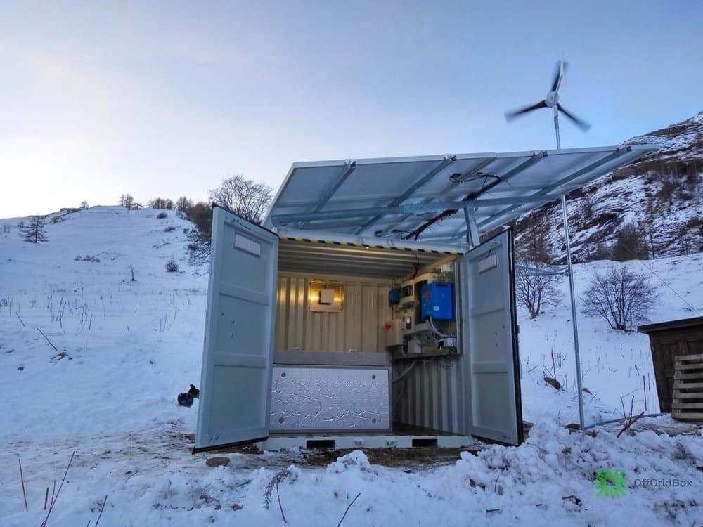 Shipping Container Off Grid Box